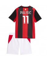 AC Milan Christian Pulisic #11 Domácí dres pro děti 2026-27 Krátký Rukáv (+ trenýrky)